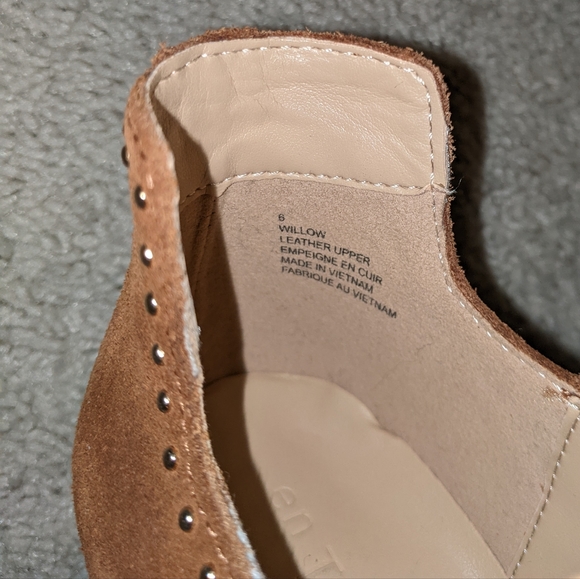 Suede block heel ankle boots - Picture 5 of 5